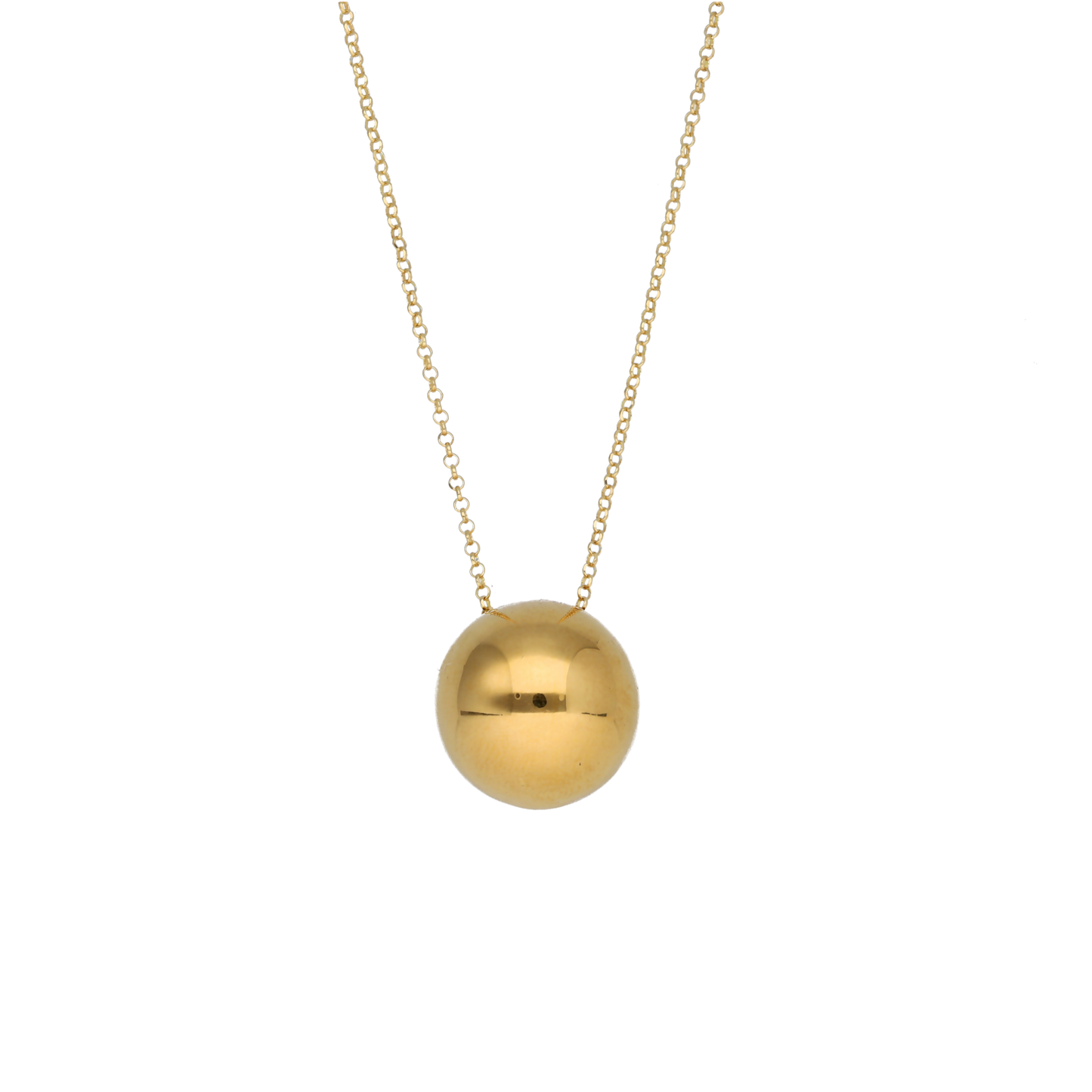 colgante bola oro 25 mm - Bendita Eva