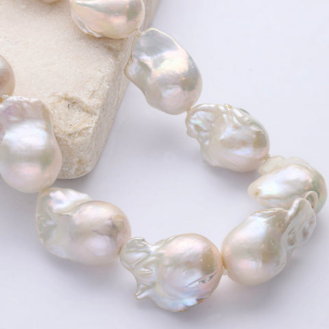Collar de perlas barrocas 15-17 mm AAA