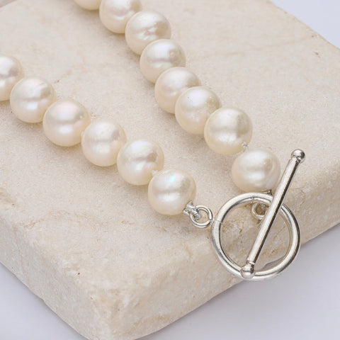 Collar de perlas redondas 13-14 mm AAA Audrey