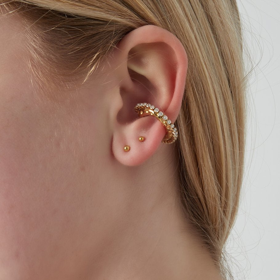 Earcuff piedras circonitas waterproof de Bendita Eva
