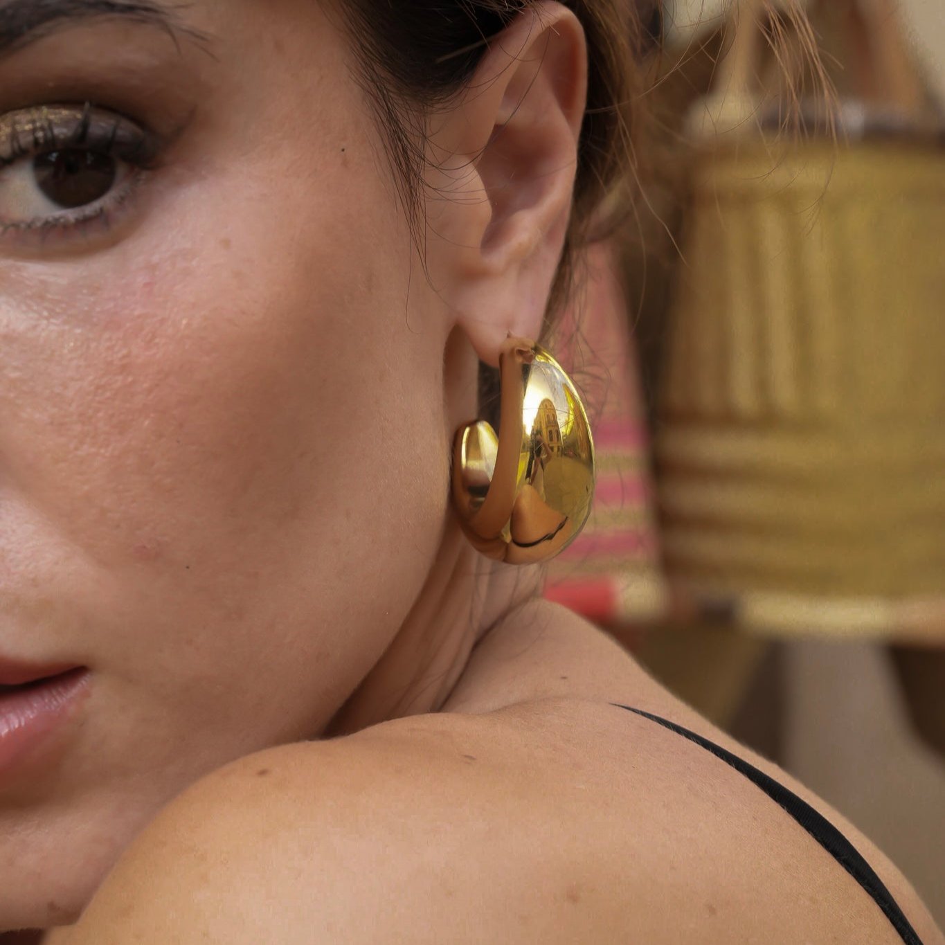 aros Lola waterproof de 41 mm y cierre tuerca presión - Bendita Eva