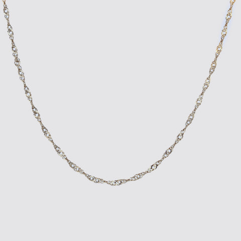 Cadena Singapur plata de ley