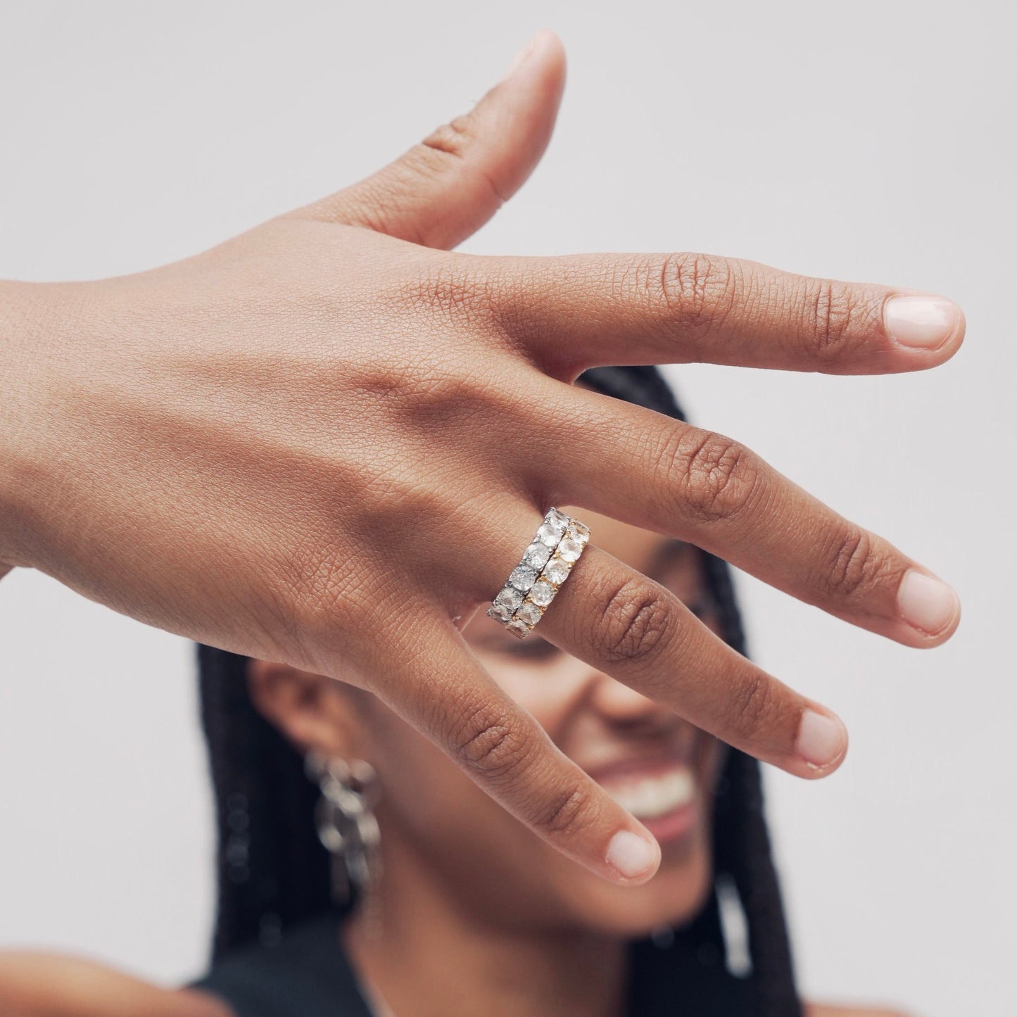 Anillo plata Shimmer