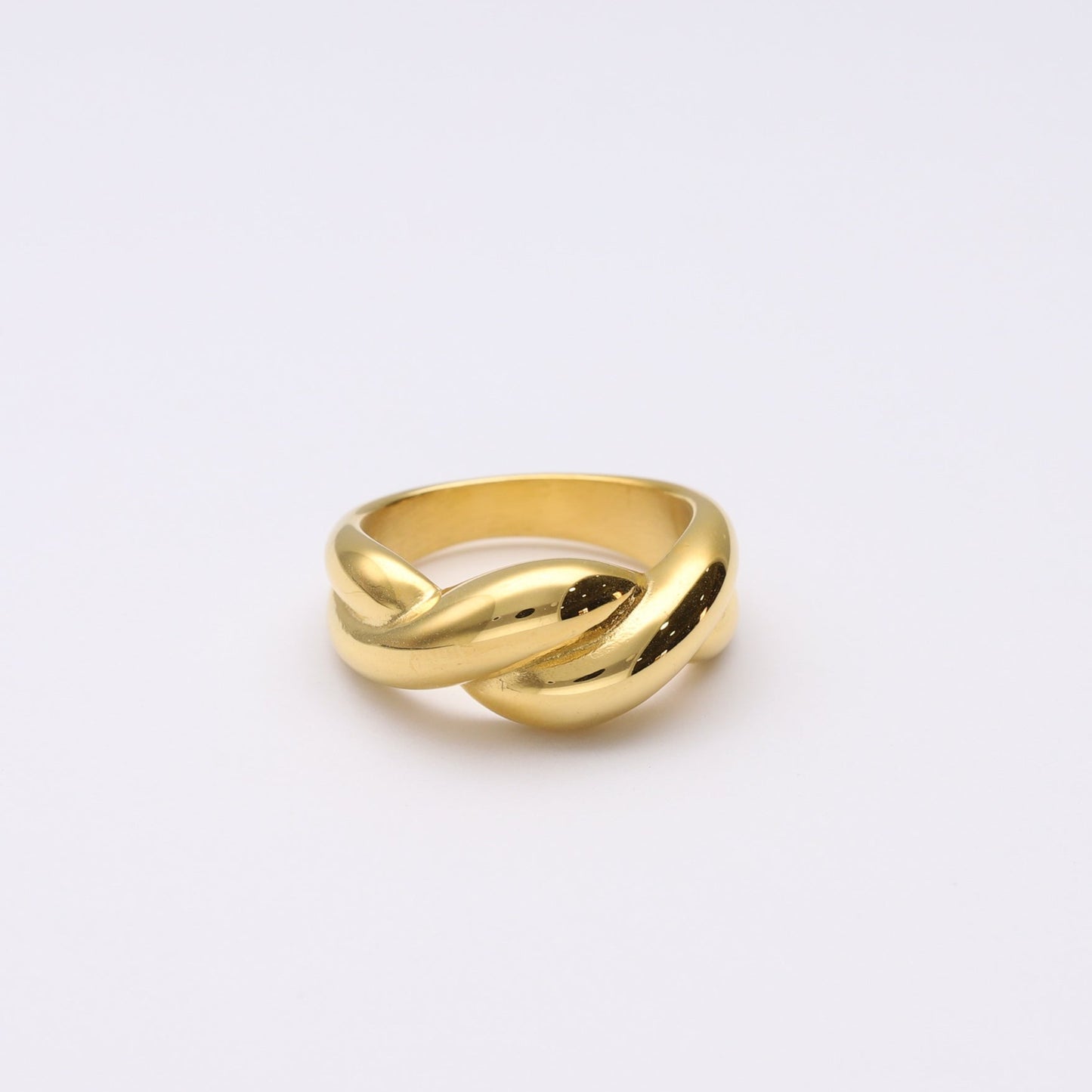 Anillo waterproof bañado en oro de 18 kt - Bendita Eva