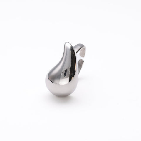 Anillo Gota plata de ley ajustable