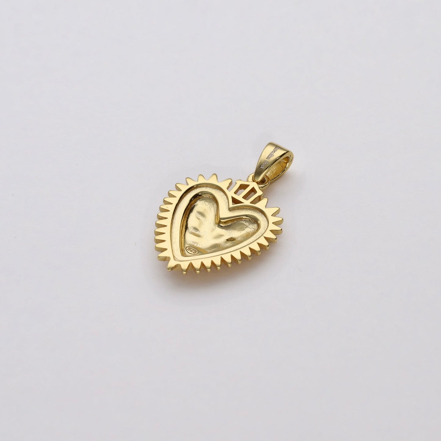 colgante sagrado corazón oro - Bendita Eva