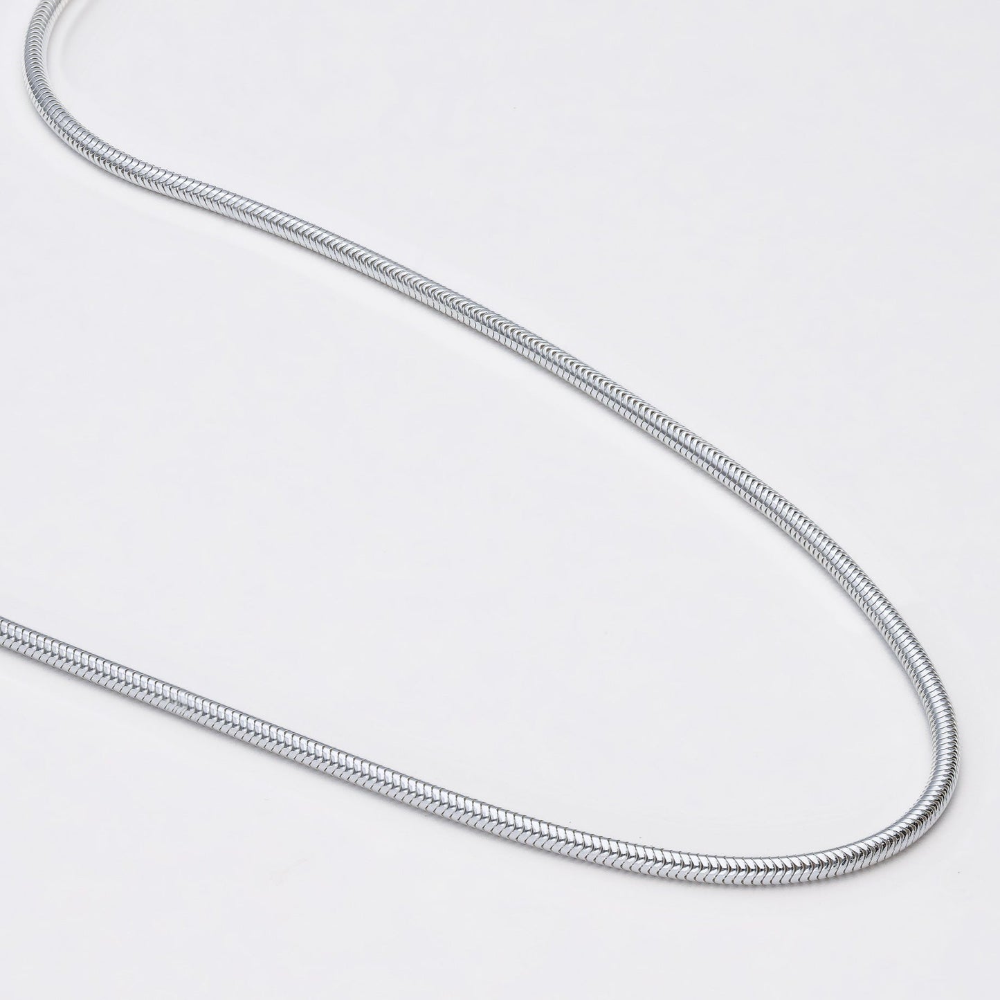 Cadena cordón plata