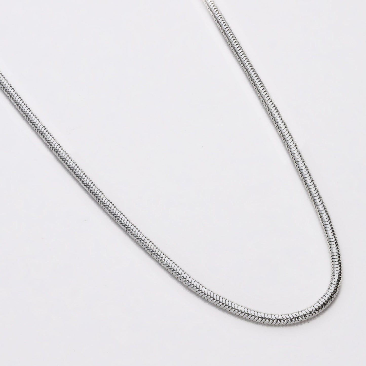 Cadena cordón plata
