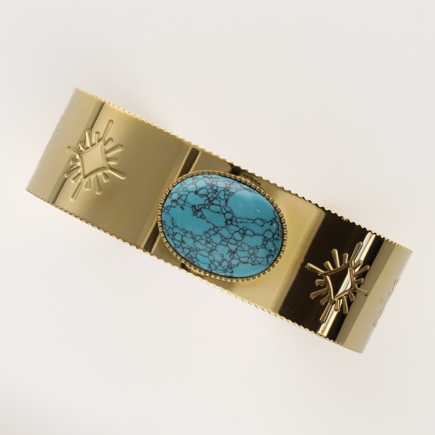 brazalete waterproof piedra turquesa- Bendita Eva