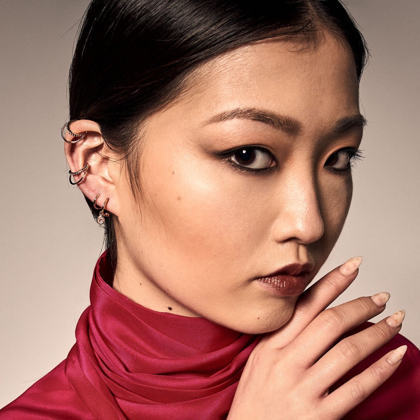 Dana silver earrings