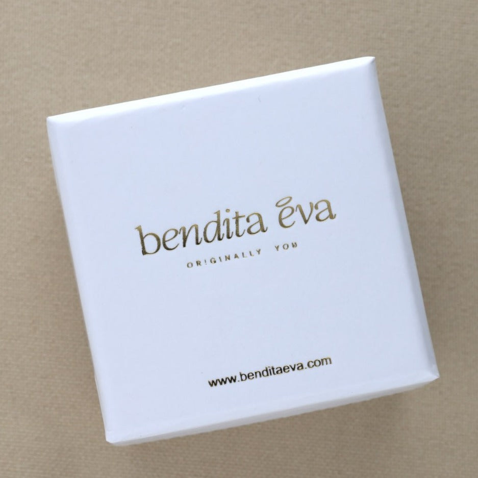 Eva spiral gold earrings