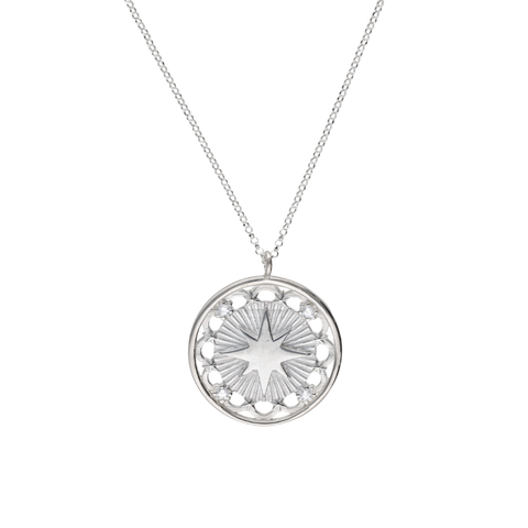 Colgante plata medalla Elven