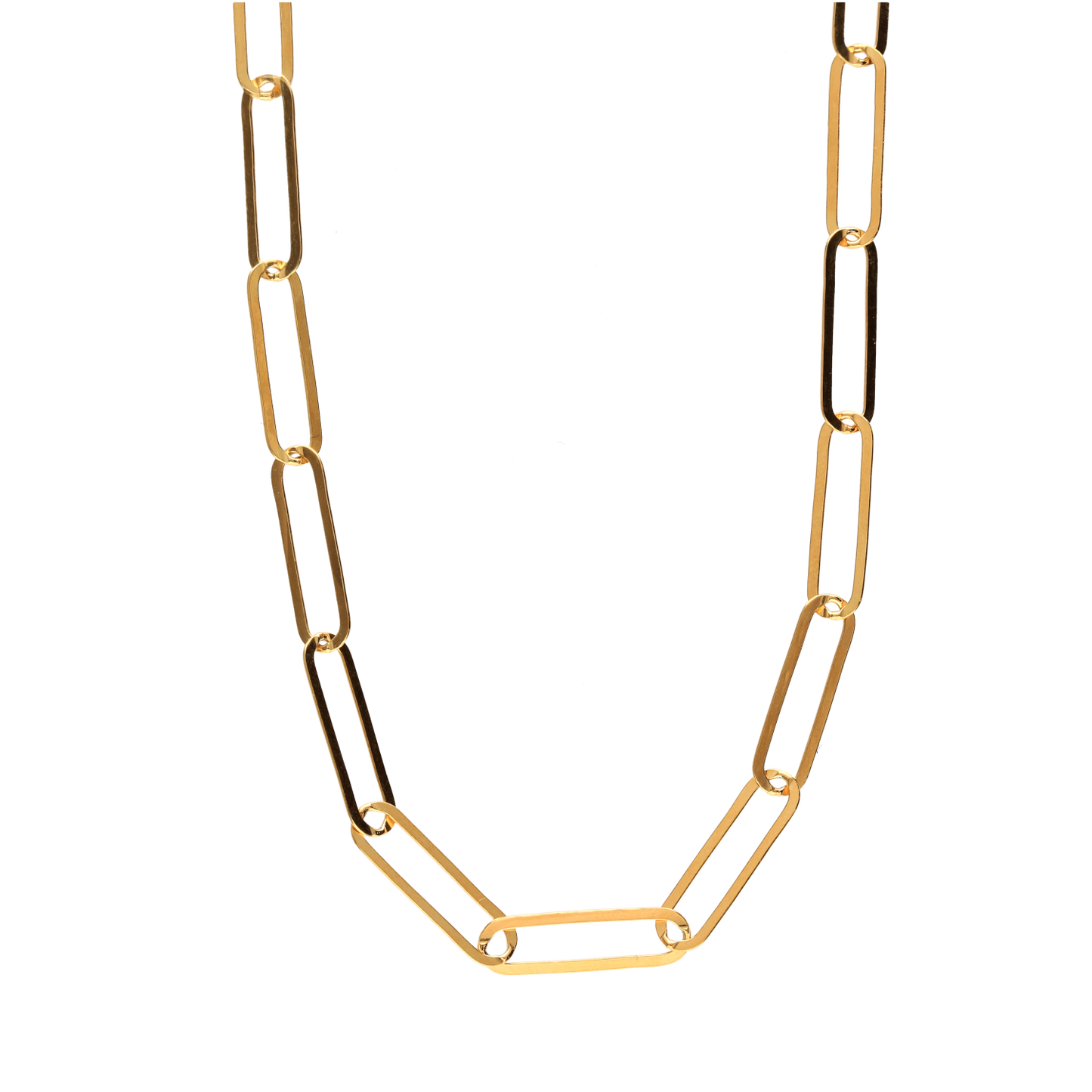 Cadena fabricada en Plata de Ley 925 y también disponible con un acabado dorado gracias a su baño de oro de 18 a 23,5 kt de alta calidad.