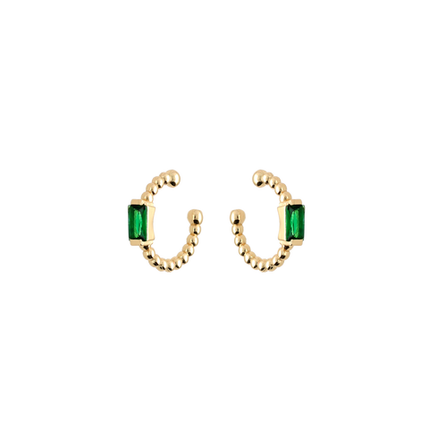 Zirkonia golden ear cuff