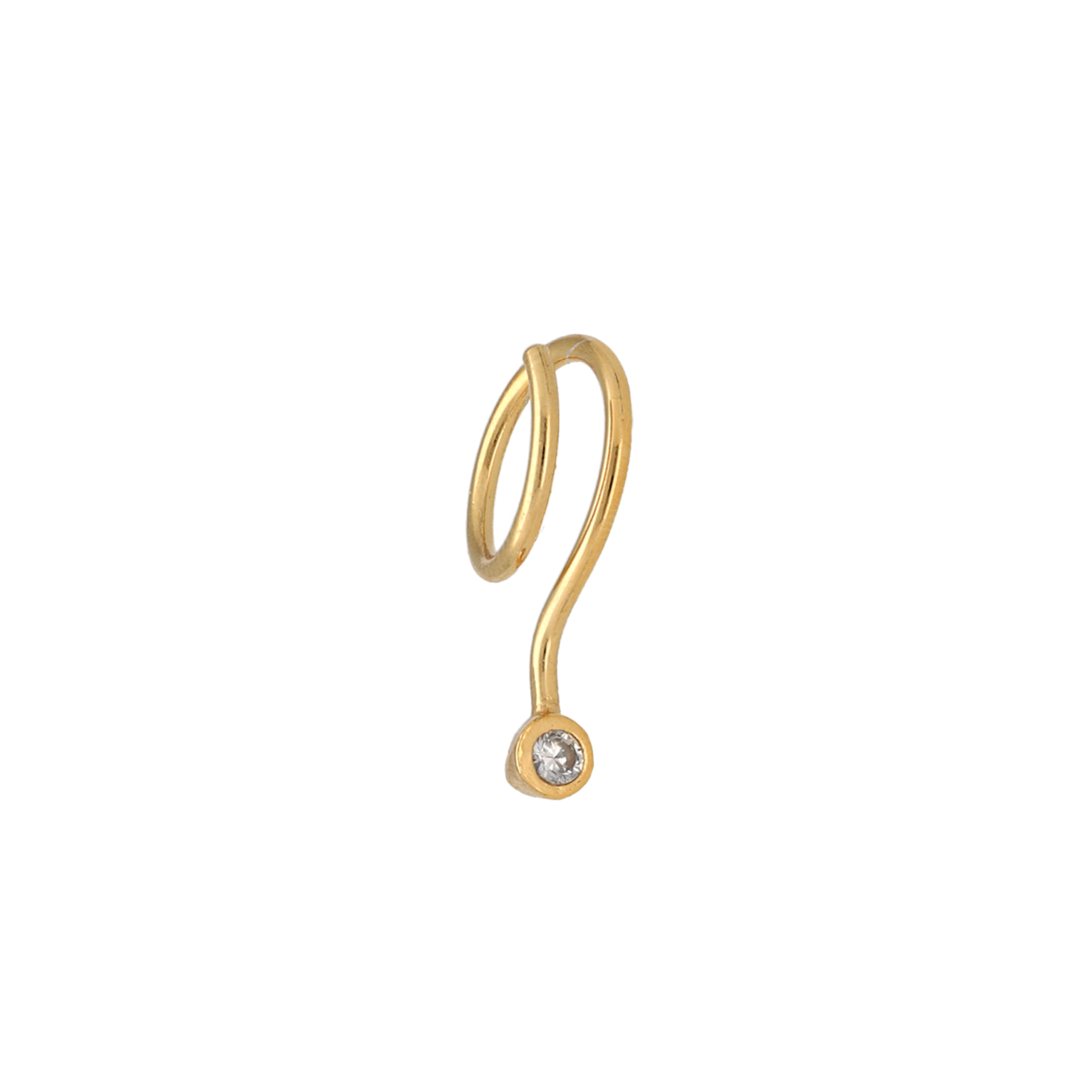 Pendientes oro espiral Eva