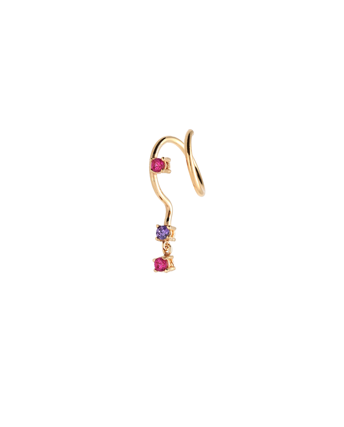 Pendientes espiral oro Carmen