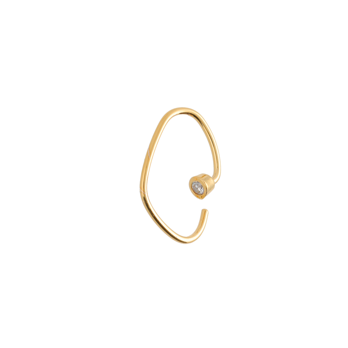 Saioa gold earring