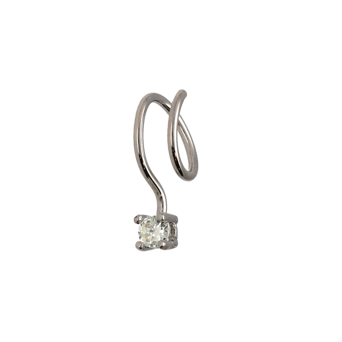 Patricia silver piercing earrings