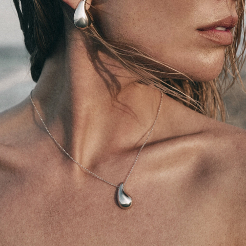 Collares y colgantes de plata de ley 925 y acero inoxidable - Bendita Eva