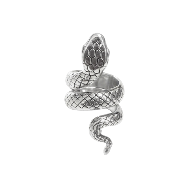 Anillo Serpiente XL plata de ley