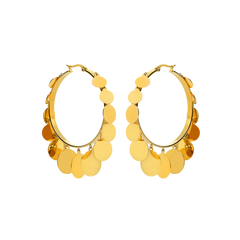 Aros chapas oro Halo