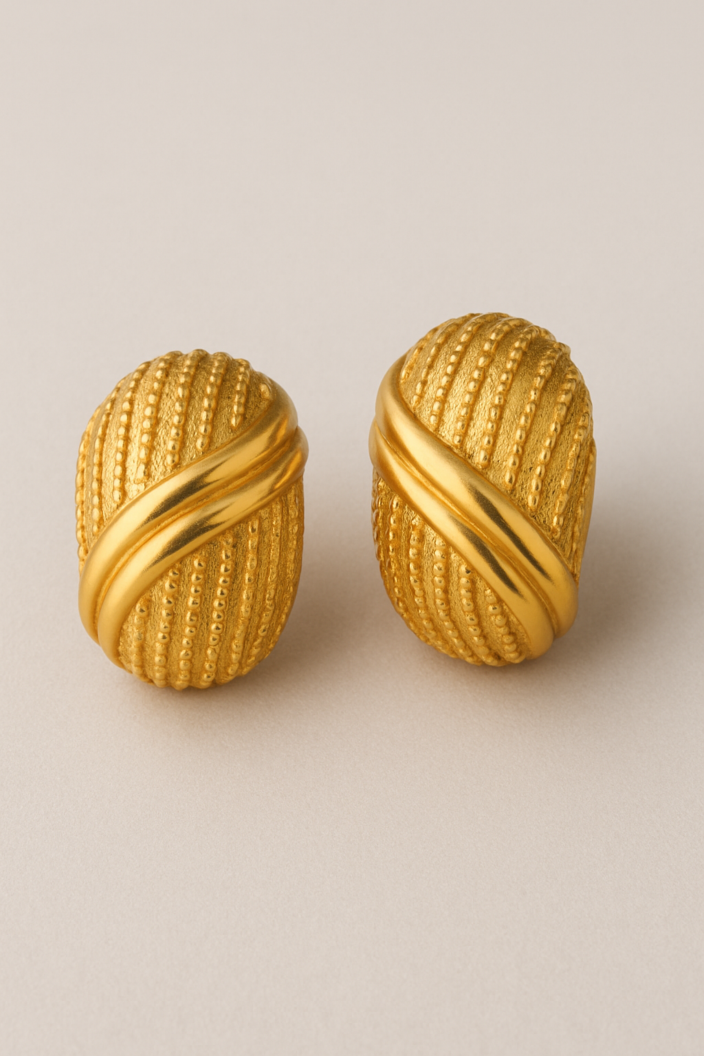 PENDIENTES OVALADO