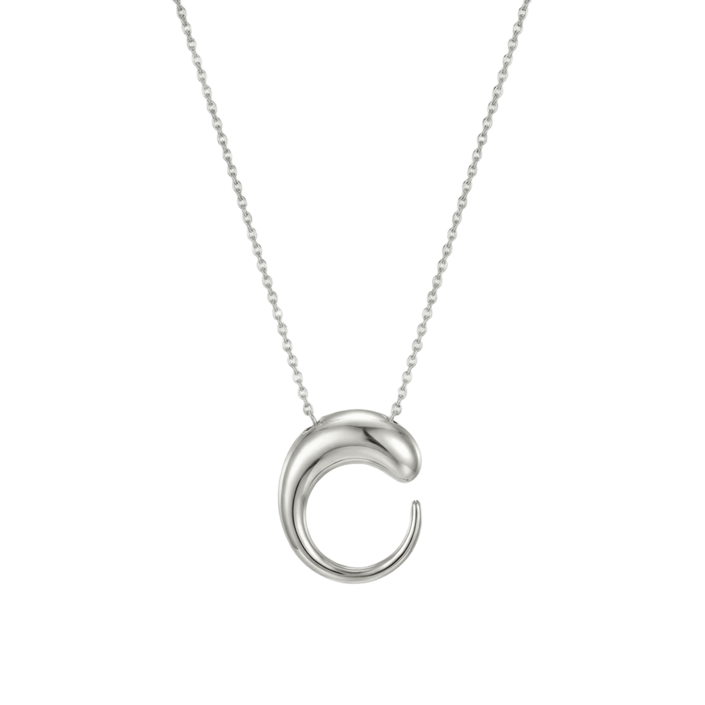 Colgante Creciente plata de ley 925