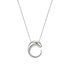 Colgante Creciente plata de ley 925