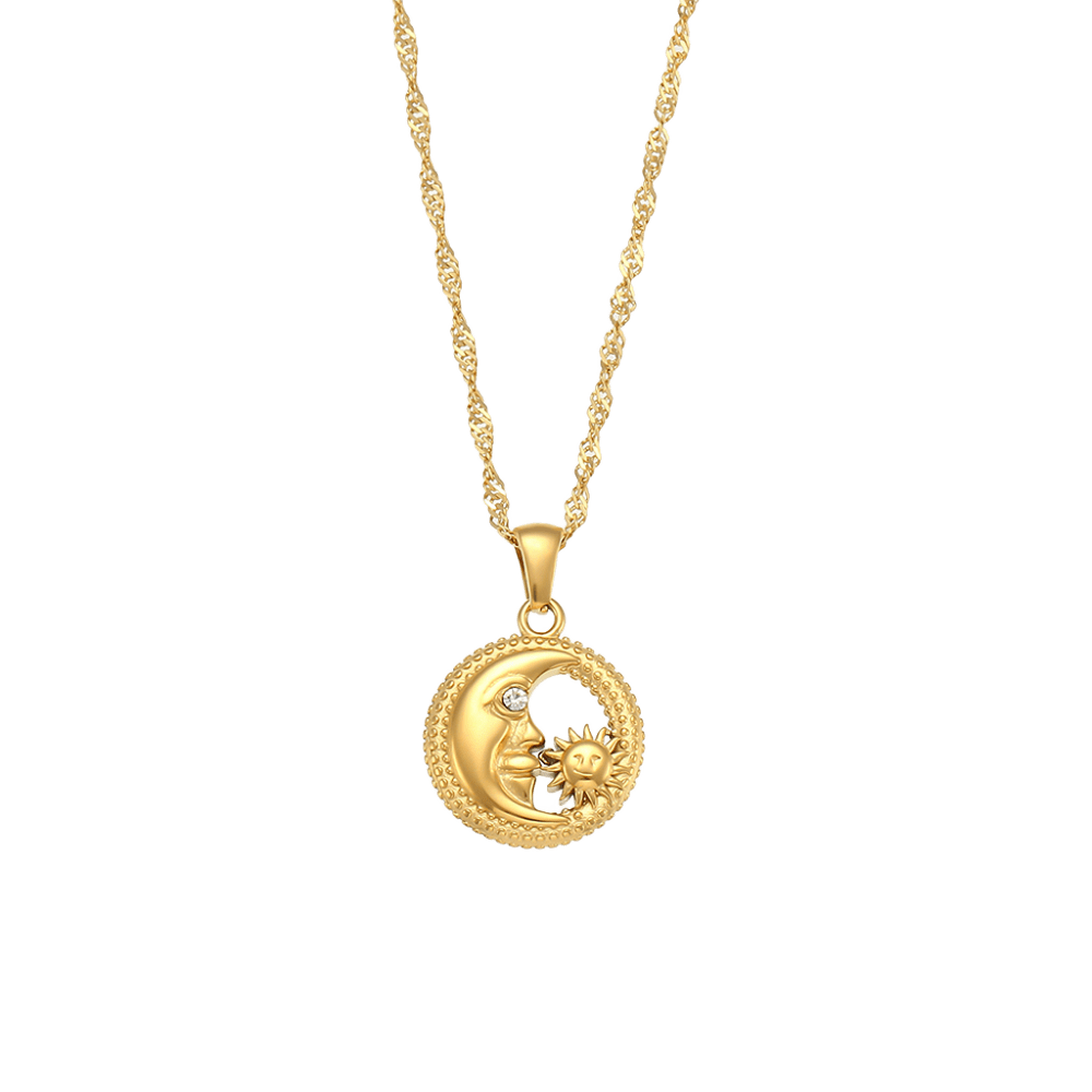 Colgante Luna y Estrella waterproof de Bendita Eva