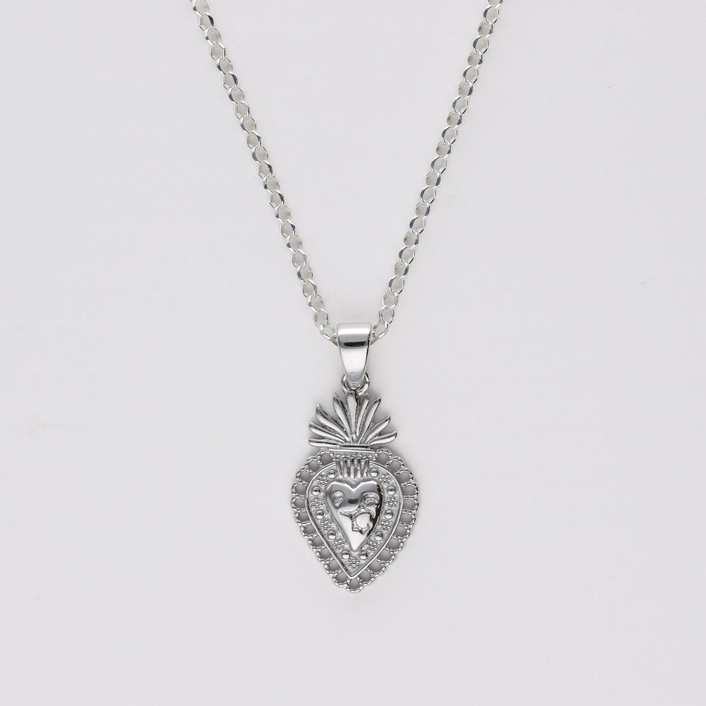 
                      
                        Sagrado corazon 2 cm plata - Bendita Eva
                      
                    