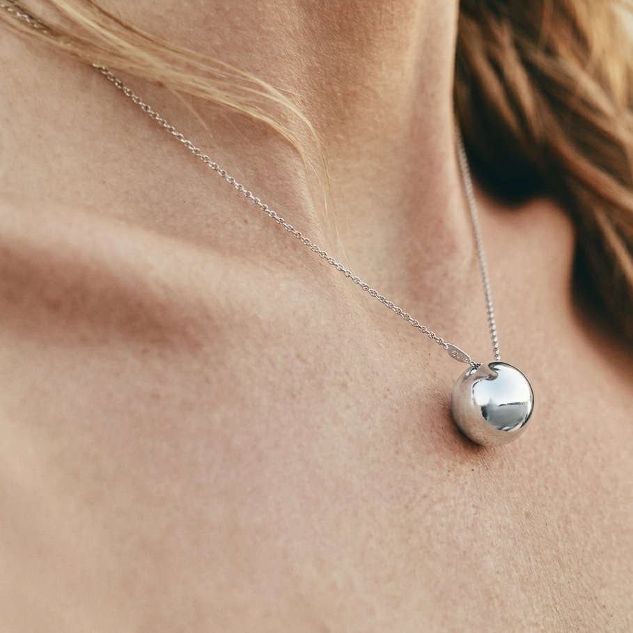 Colgante bola plata de ley 925 - Bendita Eva