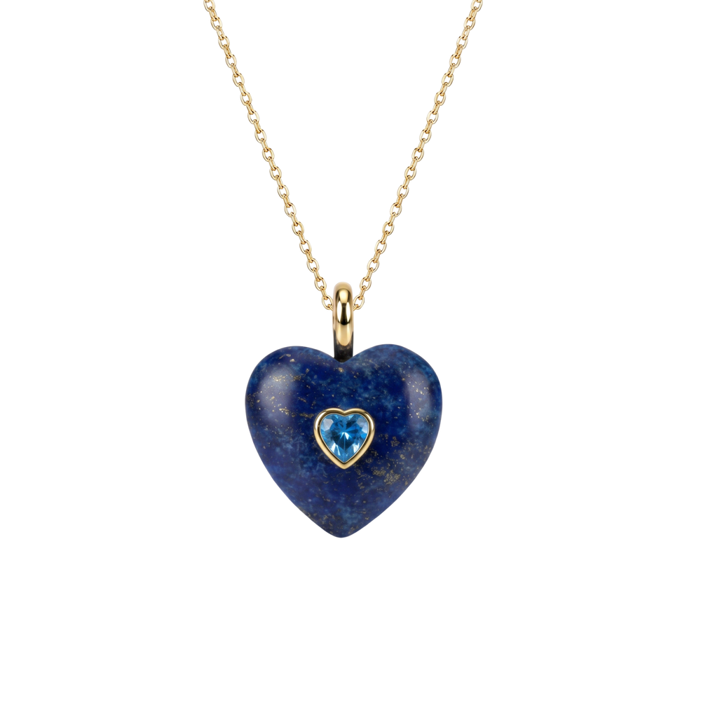 Colgante Corazón Lapislázuli