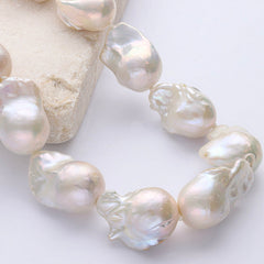 Collar de perlas barrocas 15-17 mm AAA