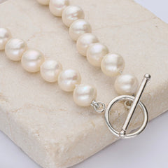 Audrey-Silberperlenkette