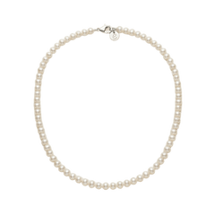 Collar de perlas redondas 4-5 mm AAA