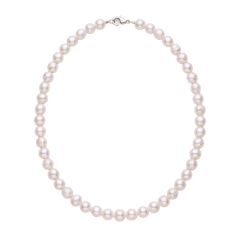 Collar de perlas redondas 6-7 mm AAA Angie
