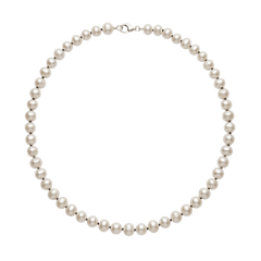 Collar de perlas redondas 8-9 mm AAA Chanel