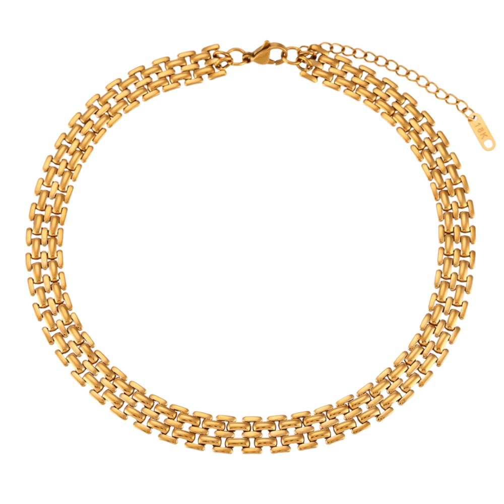 choker brick oro - Bendita Eva