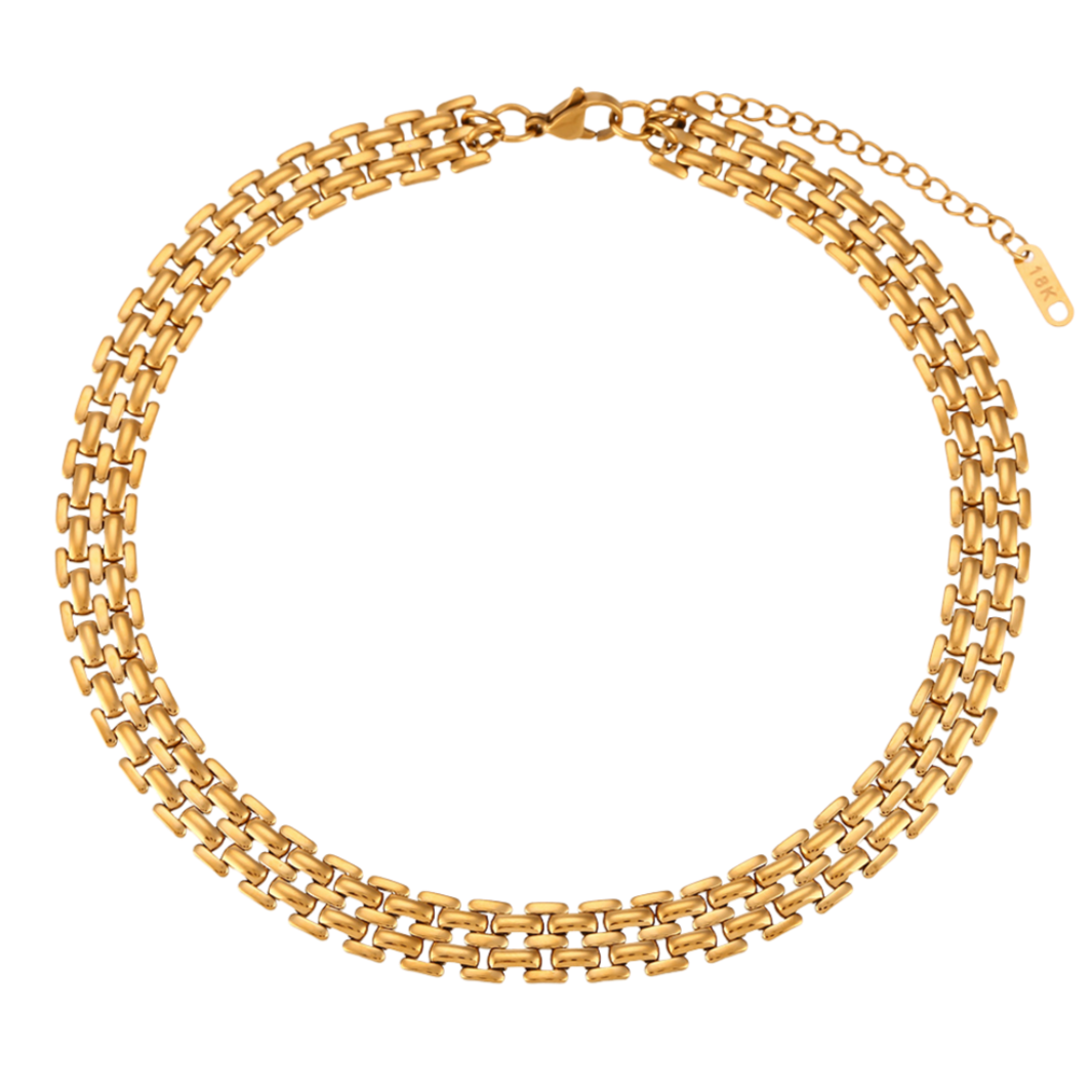 choker brick oro - Bendita Eva