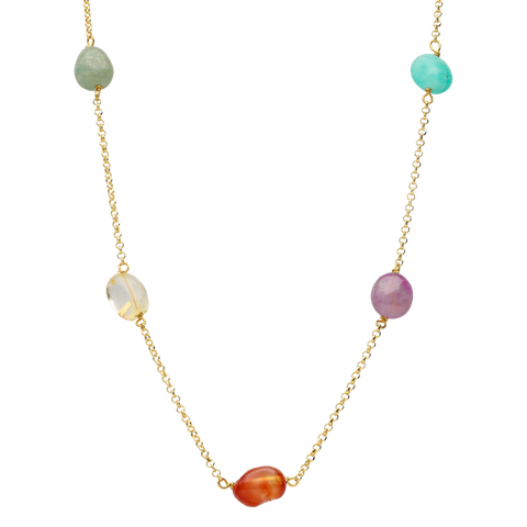 Collar 5 Seasons piedras naturales