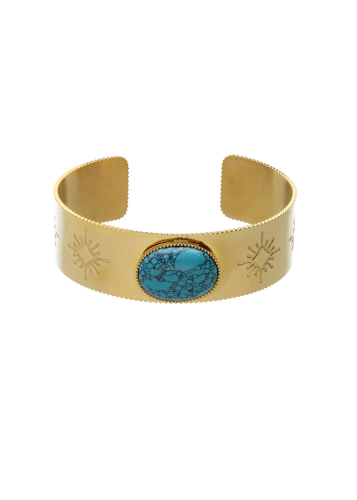 Brazalete oro Turquoise