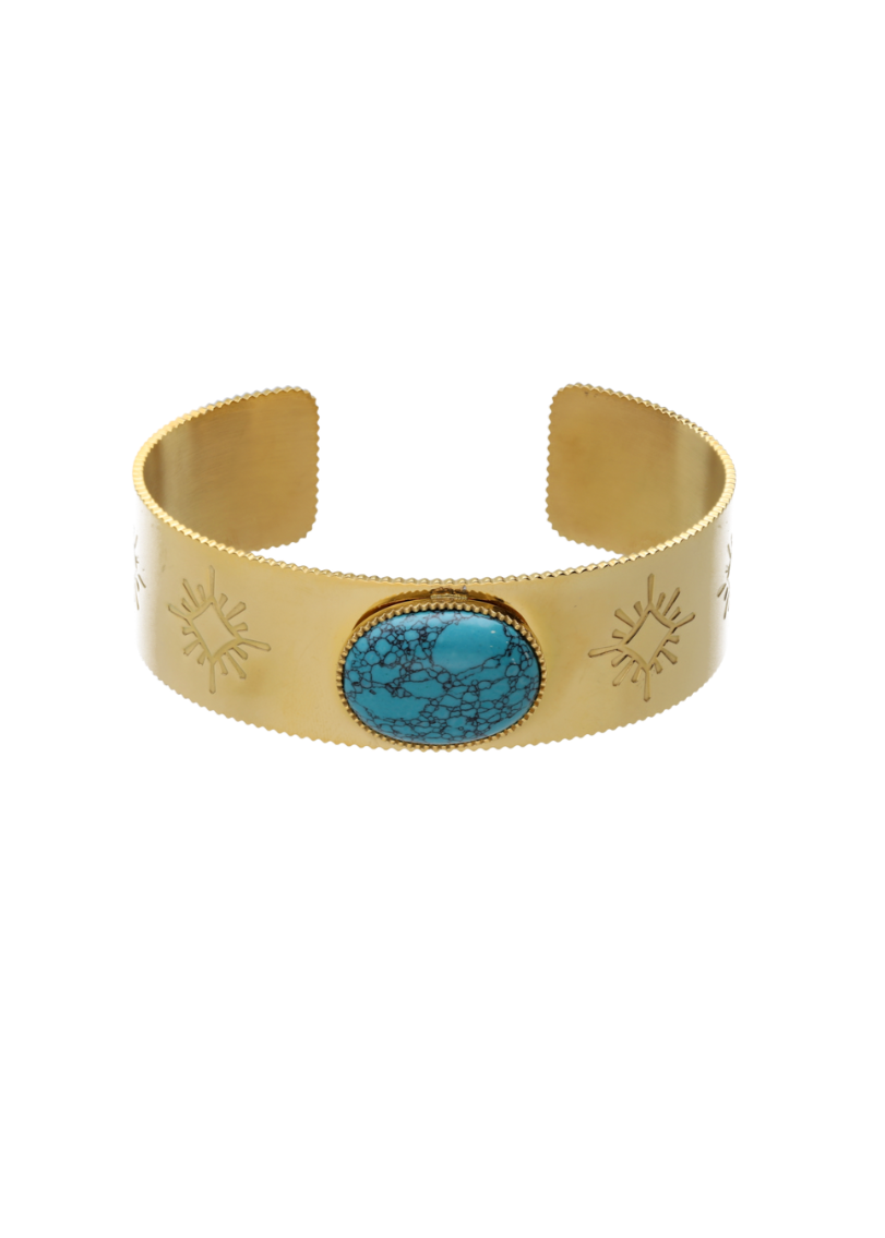 Brazalete oro Turquoise