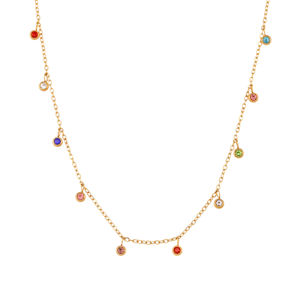 
                      
                        collar de circonitas multicolor waterproof - Bendita Eva
                      
                    