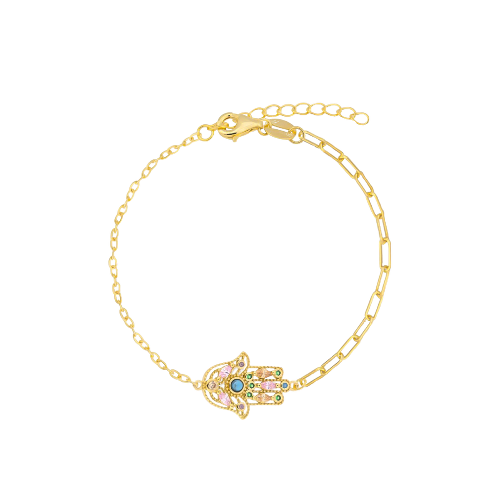 Pulsera oro Mano de Fátima