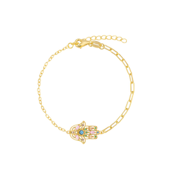 Pulsera oro Mano de Fátima