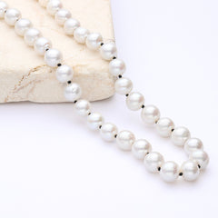 Collar de perlas redondas 8-9 mm AAA Chanel