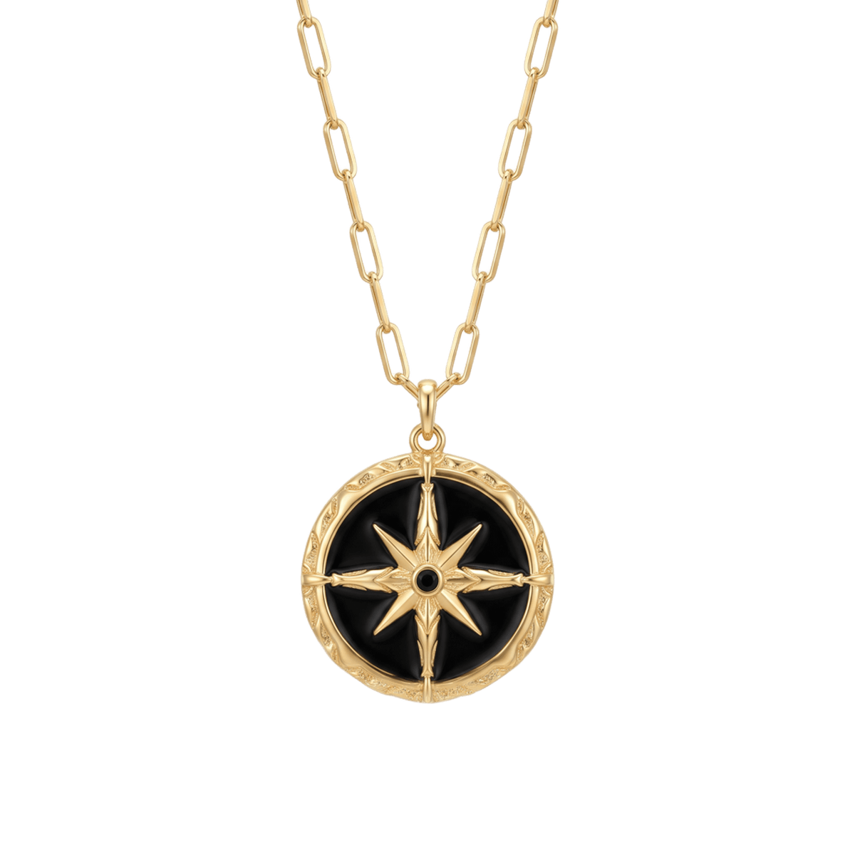 medalla estrella polar con esmalte anverso - Bendita Eva