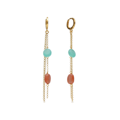 Pendientes Colours piedras naturales