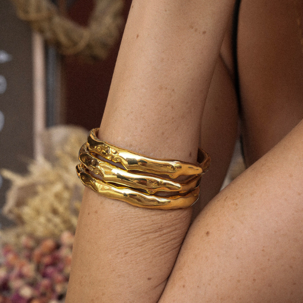 Pulsera Identity oro waterproof - Bendita Eva