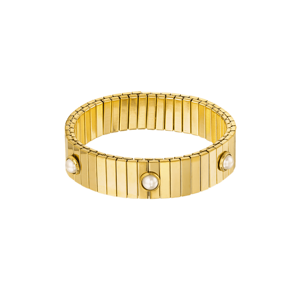 
                      
                        Pulsera elastica con perlitas waterproof de Bendita Eva
                      
                    
